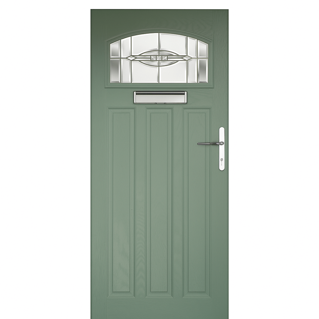 A chartwell green composite door in Liverpool.