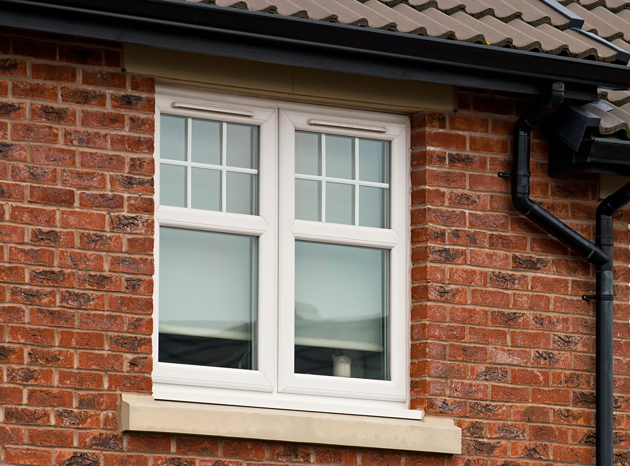 White uPVVC windows for a home in the Wirral.