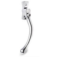 Pear Drop Handle - Satin Chrome
