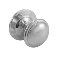 Victorian Centre Knob - Polished Chrome